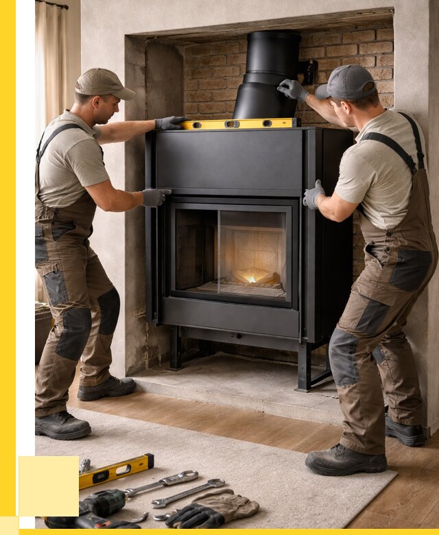 Установка каминных топок в Владимире под ключ от 18675 р. | ЭриданВдм