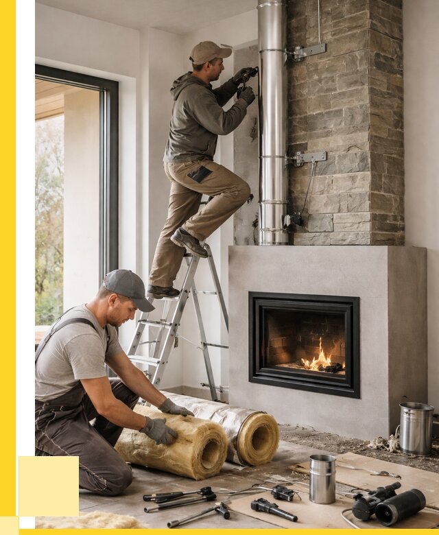 Монтаж дымоходов для каминов в Владимире от 15563 р. ЭриданВдм