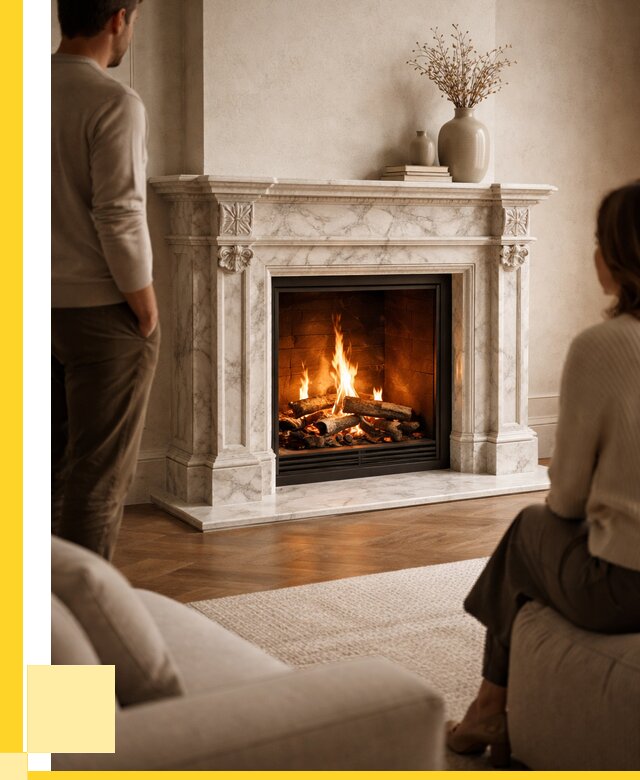 Мраморные камины под ключ в Владимире от 259375 р. | ЭриданВдм