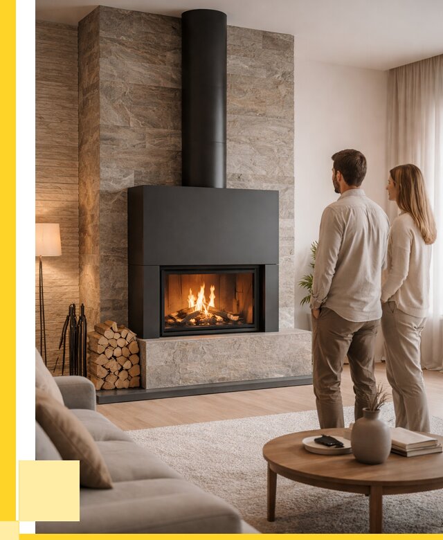 Закрытые камины под ключ в Владимире от 124500 р., ЭриданВдм