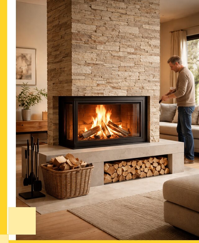 Дровяной камин под ключ в Владимире от 207500 р. | ЭриданВдм