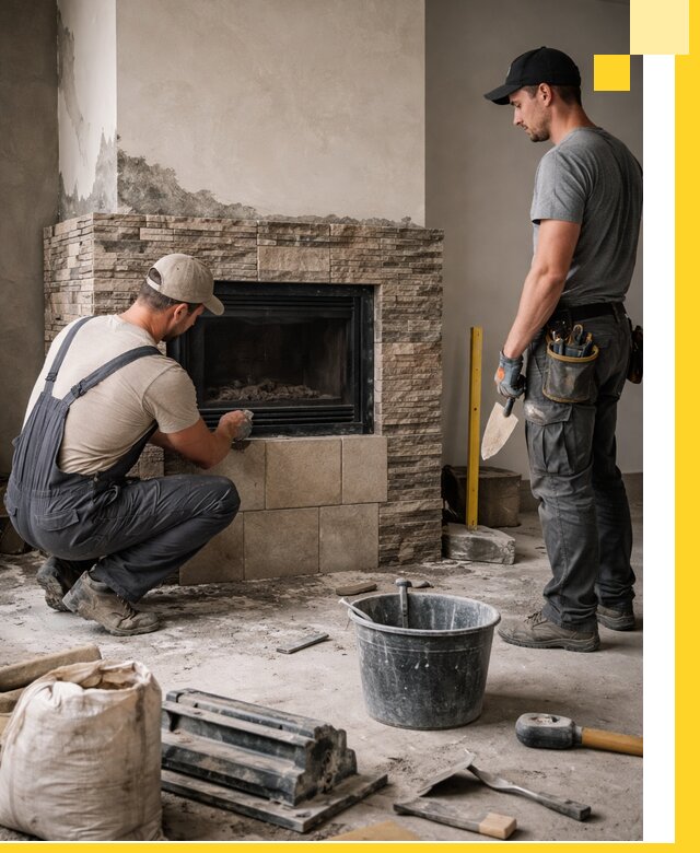 Камины под ключ в Владимире: проект, изготовление и монтаж