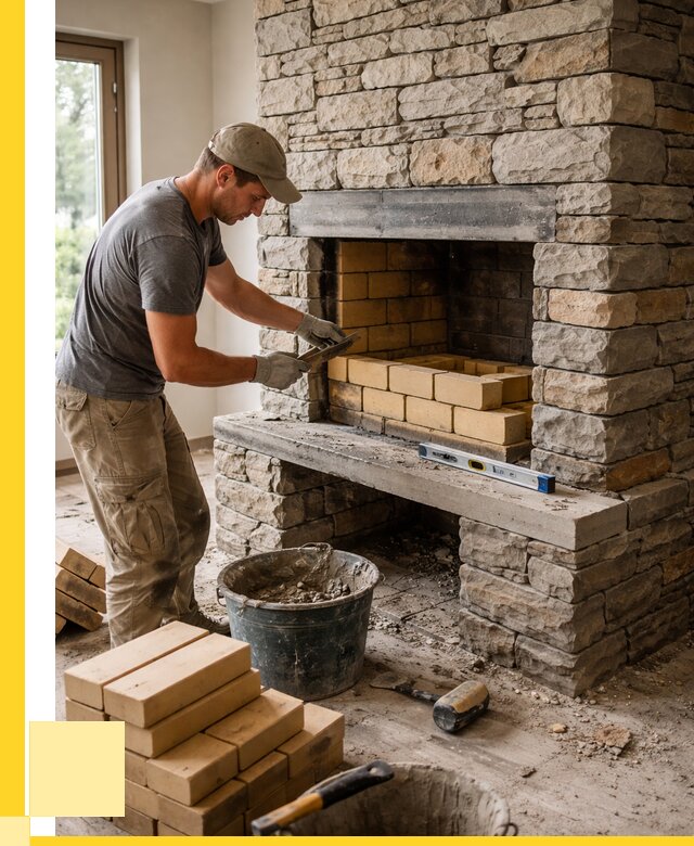 Кладка каминов и камина в Владимире от 25938 р. ЭриданВдм