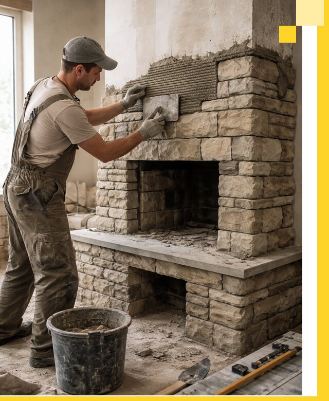 Строительство каминов под ключ в Владимире от проектирования до монтажа