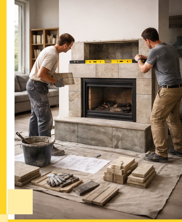 Монтаж каминов и установка в Владимире от 46688 р. | ЭриданВдм