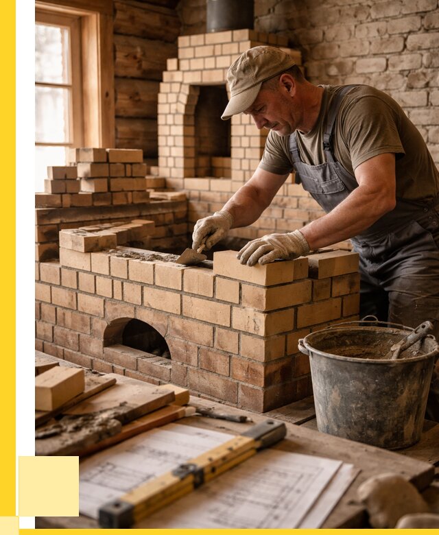 Кладка печей из кирпича в Владимире цены от 31125 р. - ЭриданВдм