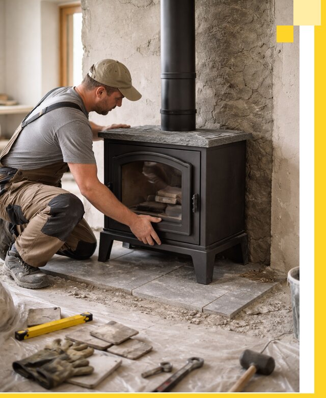 Профессиональный монтаж печей и каминов в Владимире под ключ