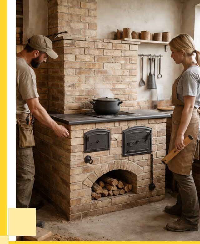 Варочно отопительные печи в Владимире от 93375 р. | ЭриданВдм