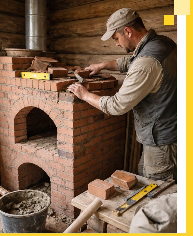 Изготовление и установка русских печей в Владимире под ключ