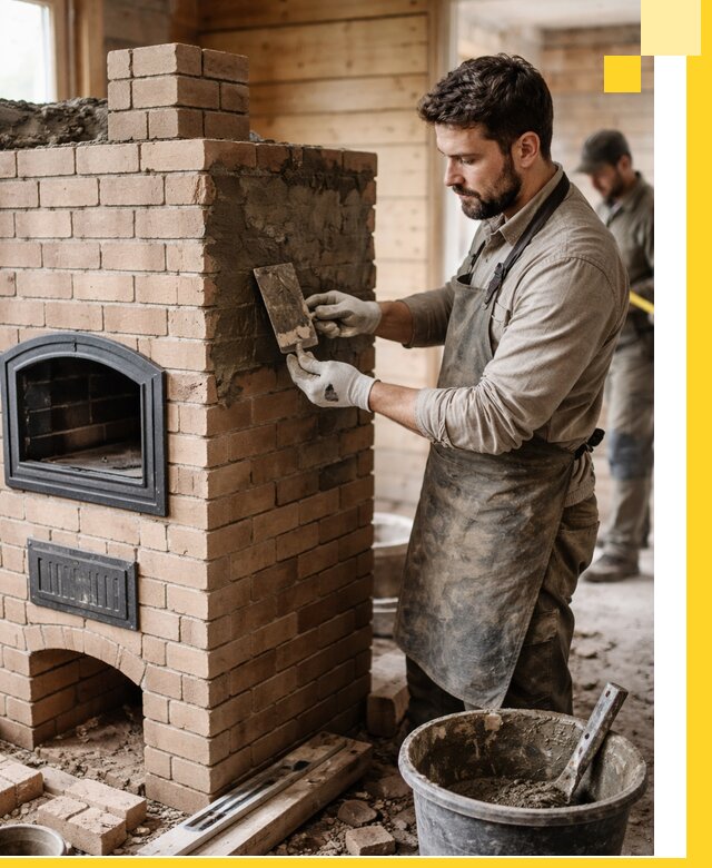 Изготовление и установка печей-шведок под ключ в Владимире