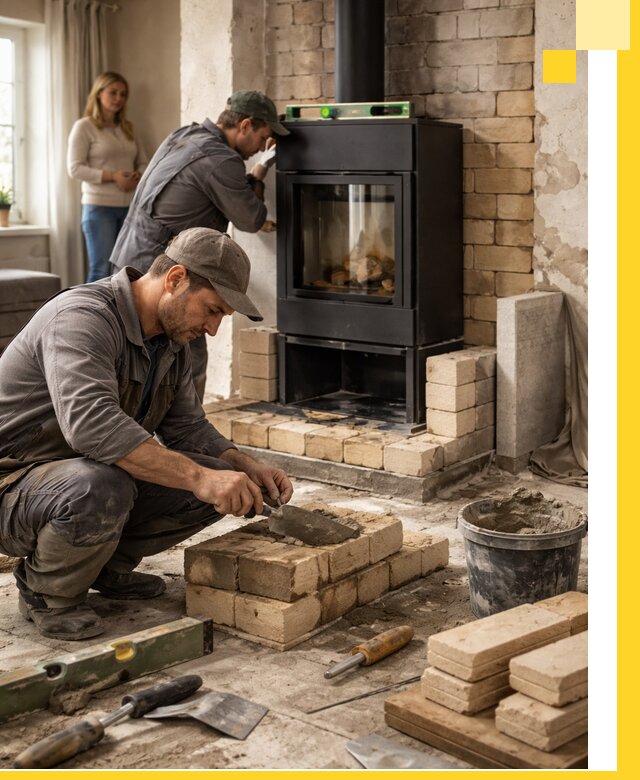 Печи и камины под ключ: проект, установка в Владимире