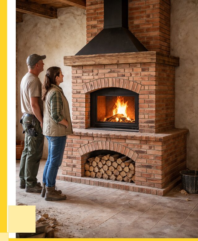 Печи камины из кирпича в Владимире от 124500 р. | ЭриданВдм