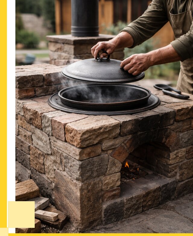 Печи для казана в Владимире по цене от 18675 р. | ЭриданВдм