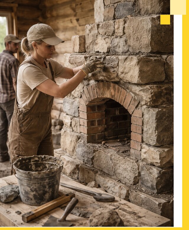 Каменные печи на заказ и монтаж в Владимире, долговечные решения