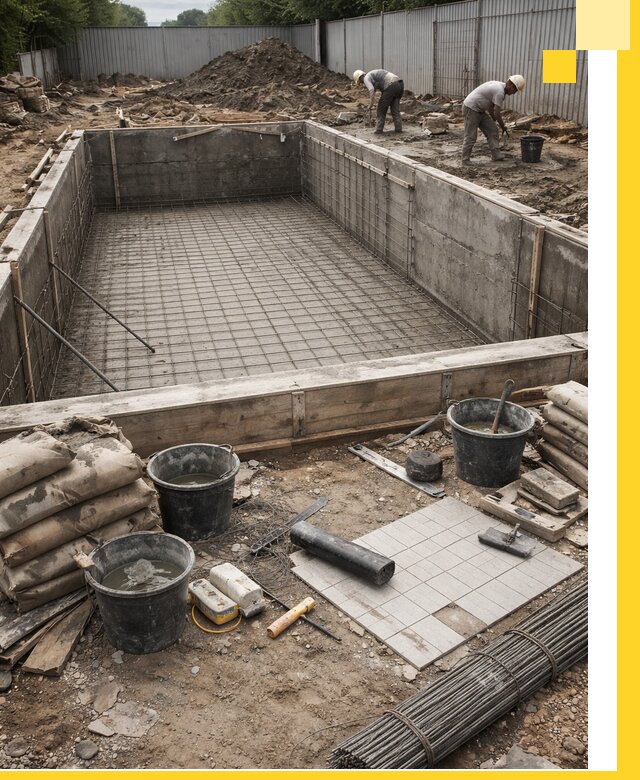 Строительство бассейнов под ключ в Владимире, дизайн и монтаж