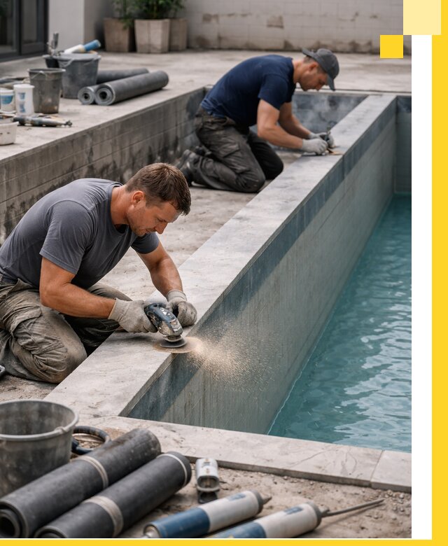 Профессиональный ремонт бассейнов под ключ в Владимире