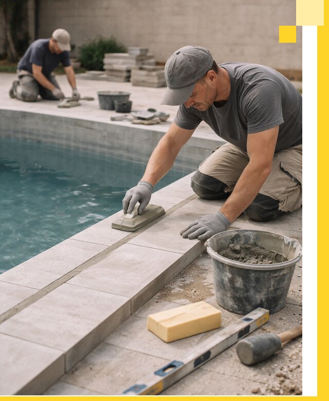 Отделка бассейнов в Владимире: декоративная отделка и гидроизоляция