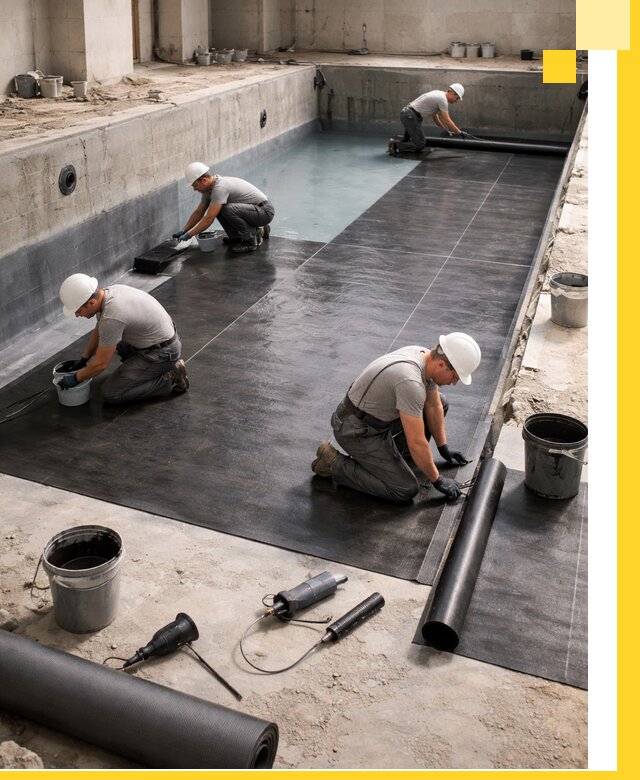 Профессиональная гидроизоляция бассейнов и чаш в Владимире под ключ