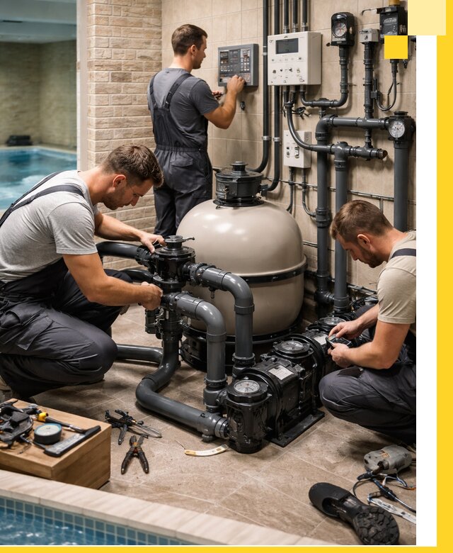 Комплексное оборудование для бассейнов под ключ в Владимире