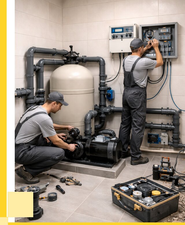 Монтаж оборудования для бассейнов в Владимире от 41500 р. | ЭриданВдм