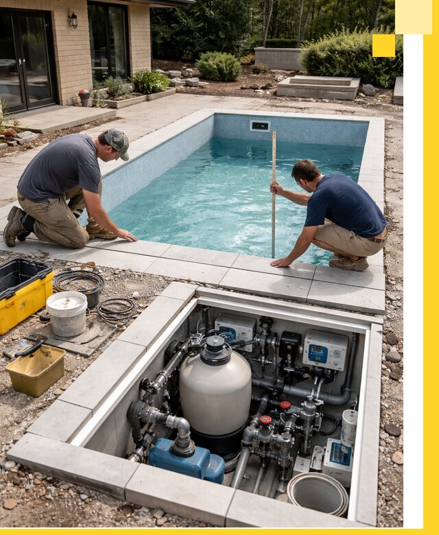 Строительство качественных домашних бассейнов под ключ в Владимире