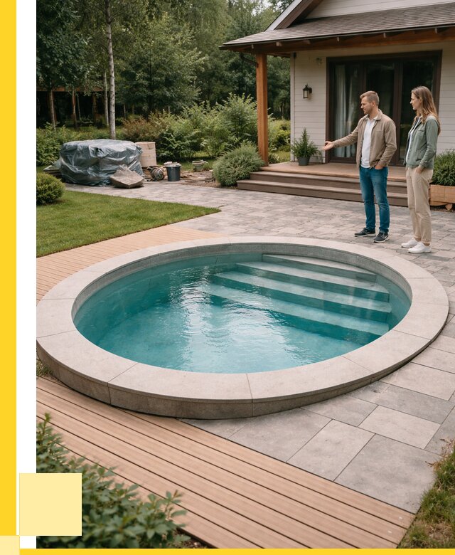 Бассейн на даче под ключ в Владимире от 207500 р., ЭриданВдм