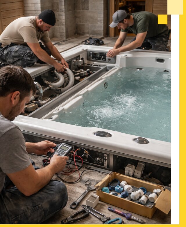 Гидромассажные бассейны под ключ в Владимире, дизайн и монтаж