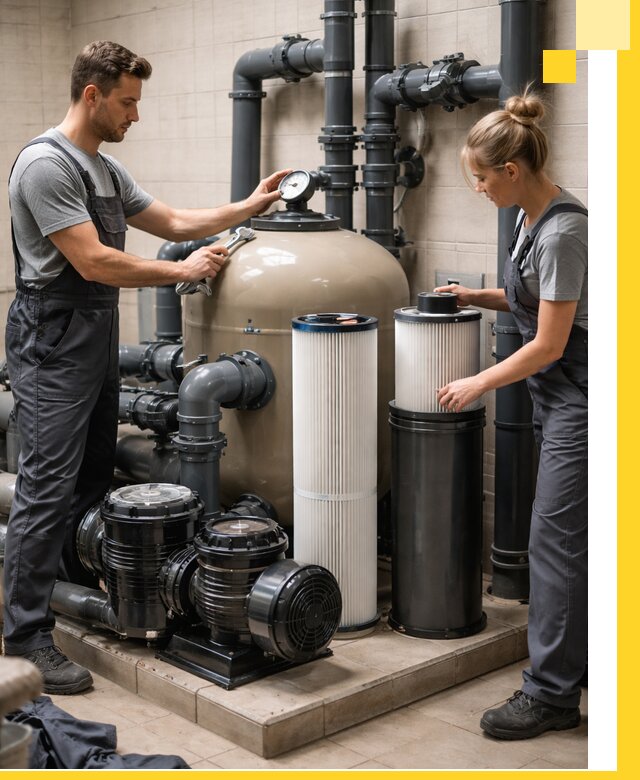 Фильтры и системы фильтрации для бассейнов в Владимире