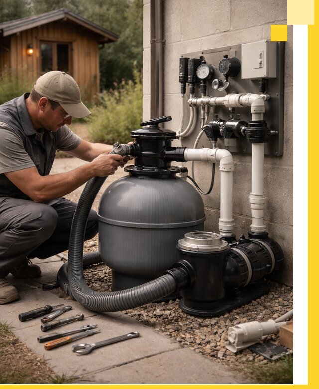 Продажа и монтаж фильтров и насосов для бассейнов в Владимире