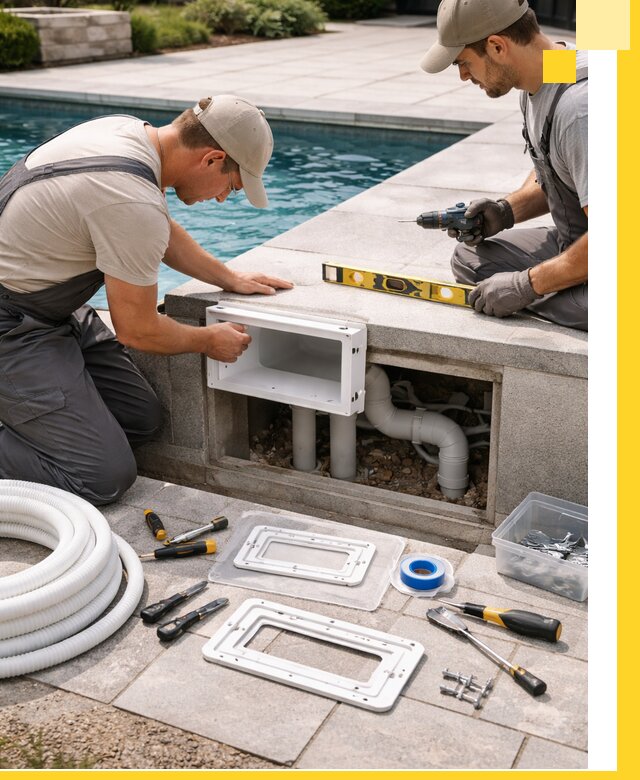 Поставка и установка скиммеров для бассейнов в Владимире