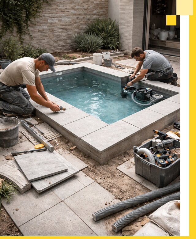 Мини бассейны под ключ в Владимире, дизайн и установка