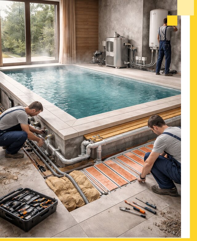 Проектирование и строительство тёплых бассейнов в Владимире