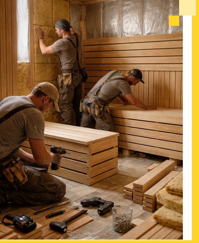 Профессиональное строительство саун под ключ в Владимире