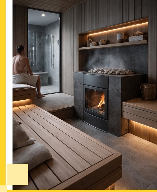 Проект сауны в частном доме в Владимире от 36313 р. | ЭриданВдм