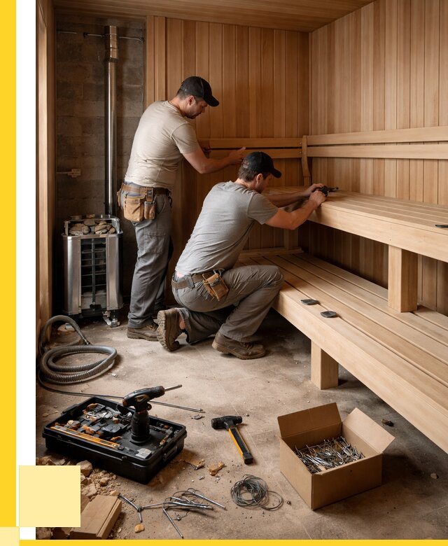 Монтаж саун под ключ в Владимире от 124500 р. | ЭриданВдм