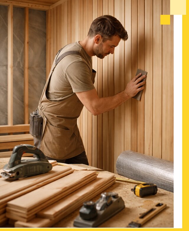 Профессиональная отделка саун и парных под ключ в Владимире