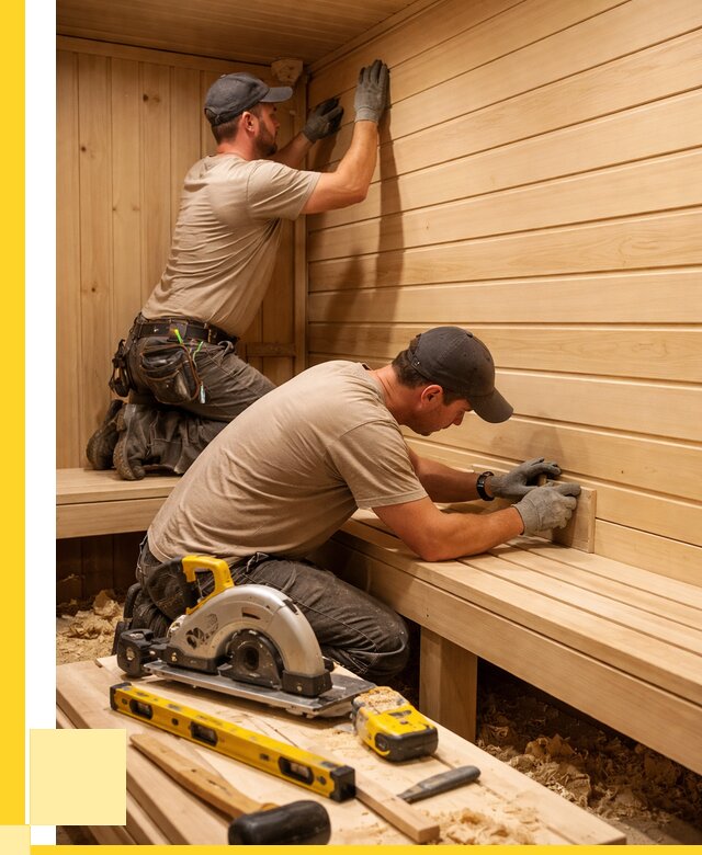 Обшивка саун вагонкой в Владимире от 2594 р. | ЭриданВдм