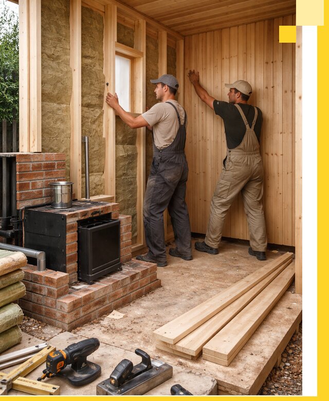 Строительство и установка дачных саун под ключ в Владимире