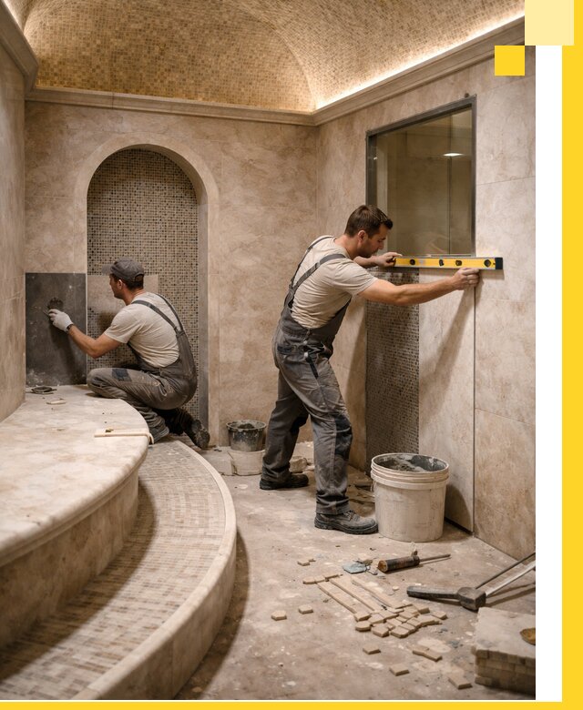 Проектирование и строительство саун с хамамом под ключ в Владимире