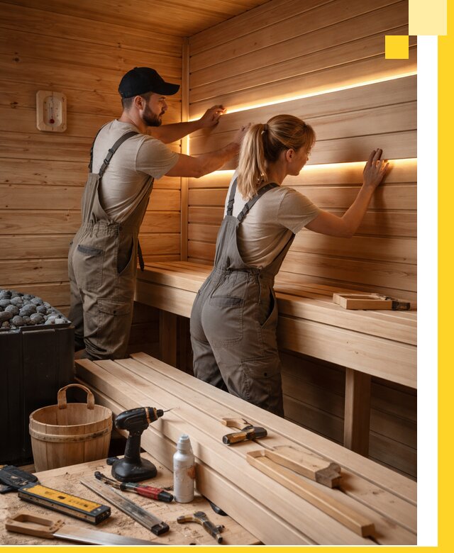 Дизайн саун и бань под ключ с индивидуальным проектом в Владимире