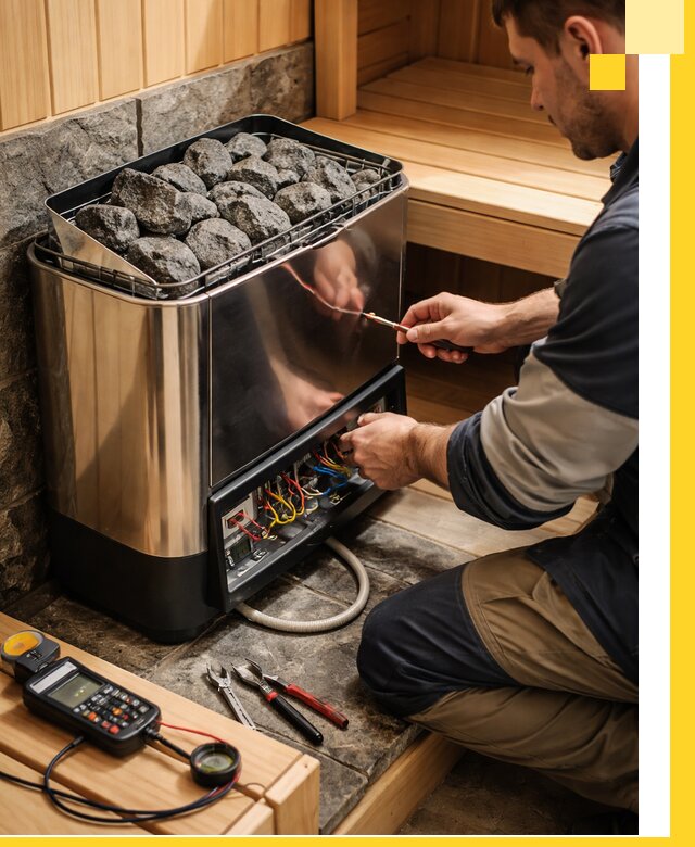 Продажа и установка электрокаменок для саун в Владимире