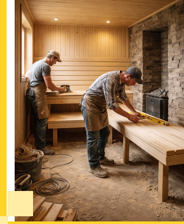 Отделка бани в Владимире: внутренняя отделка от 3113 р. | ЭриданВдм