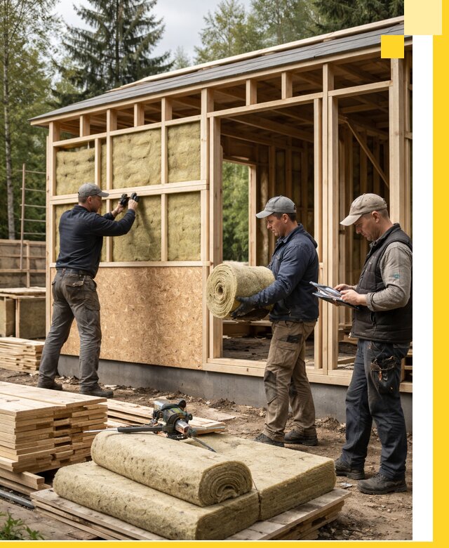 Проектирование и строительство каркасных бань в Владимире под ключ