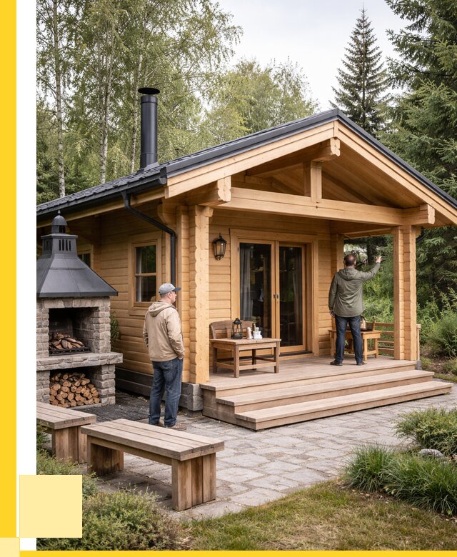 Деревянные бани под ключ в Владимире от 466875 р. | ЭриданВдм