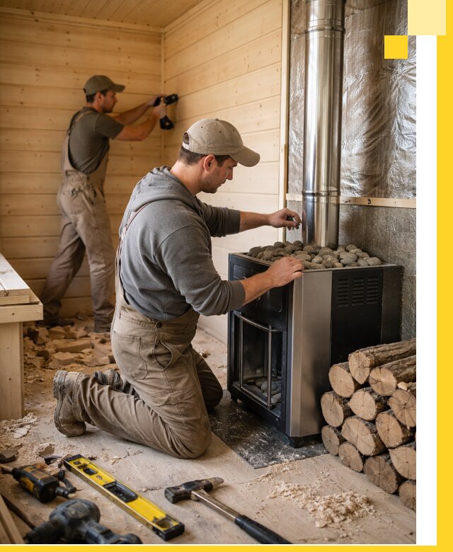 Строительство деревянных бань под ключ в Владимире проекты и монтаж