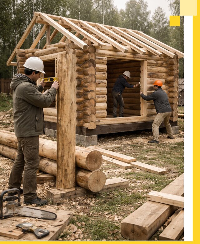 Строительство бань для дачи под ключ в Владимире с доставкой и монтажом