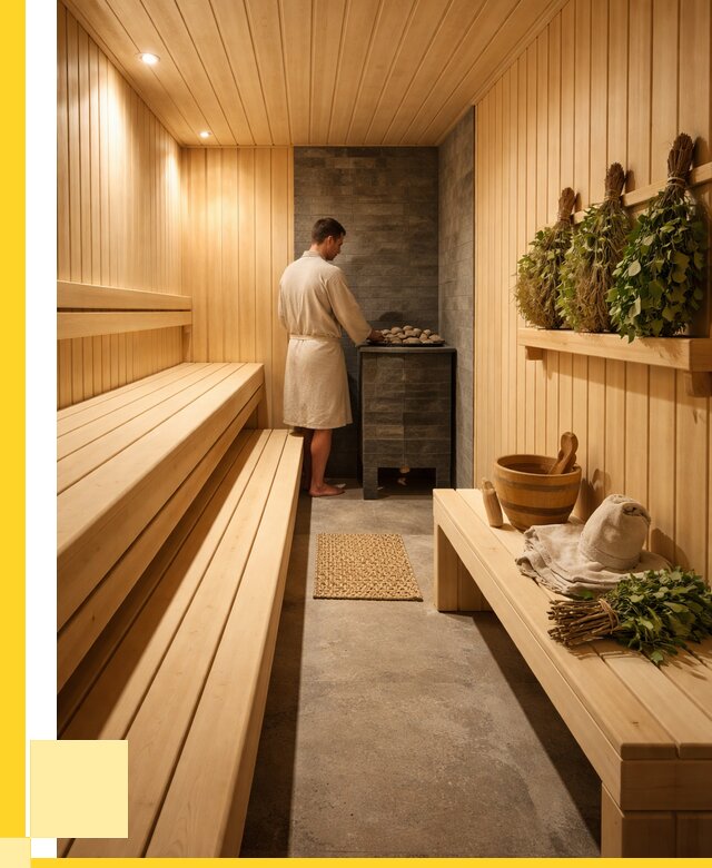 Отделка парной под ключ в Владимире от 363125 р. | ЭриданВдм