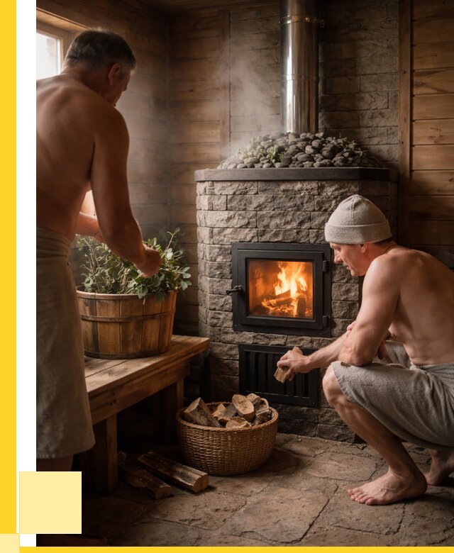 Банные печи под ключ в Владимире от 46688 р. | ЭриданВдм кирпичная