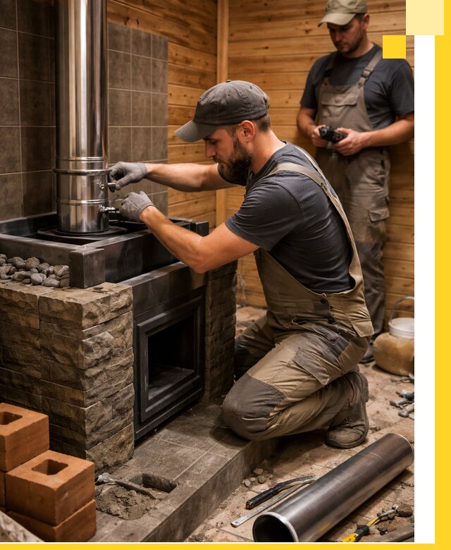 Изготовление и установка банных печей под ключ в Владимире