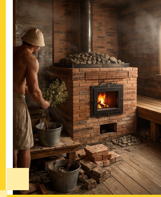 Кирпичные банные печи в Владимире от 93375 р. | ЭриданВдм